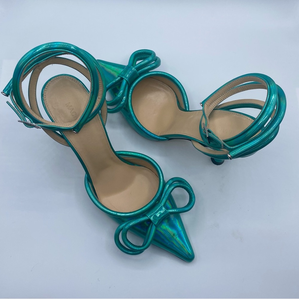 Mach & Mach - Bow Ankle Strappy Heel - Authentic - New w/o Box